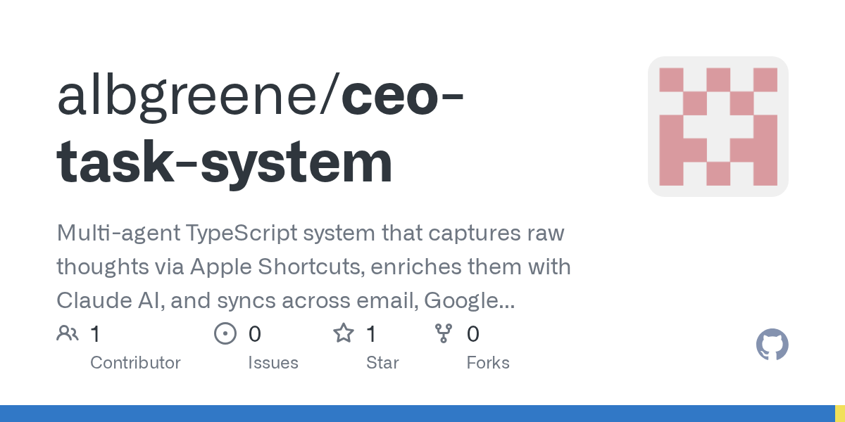 Ceo Task System — AI skill for Claude Code