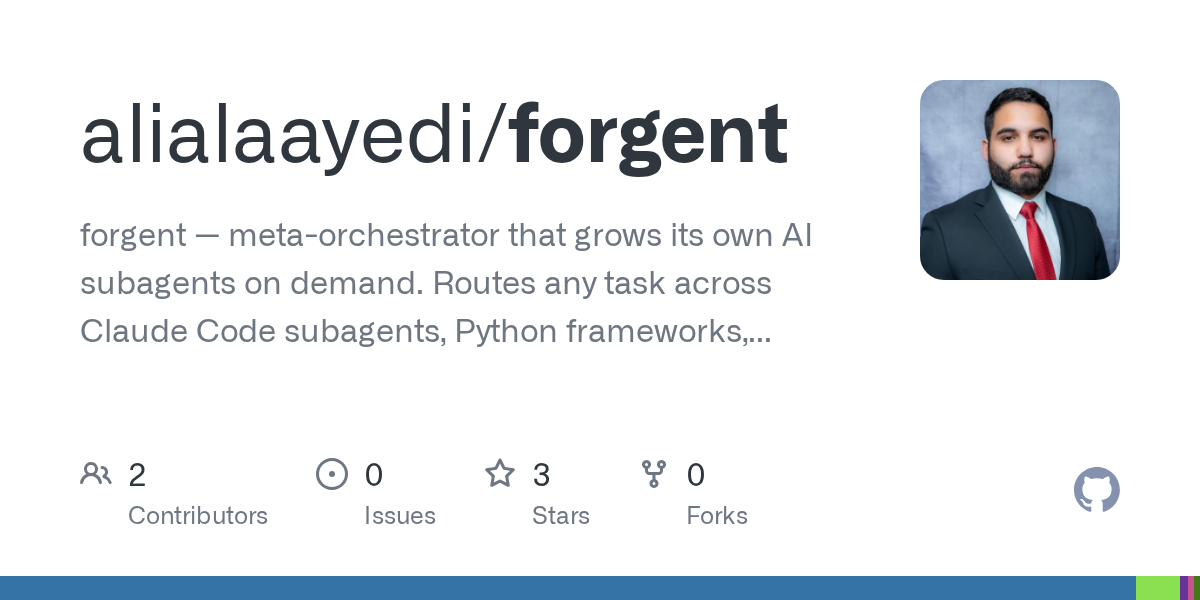 Forgent — AI skill for Claude Code