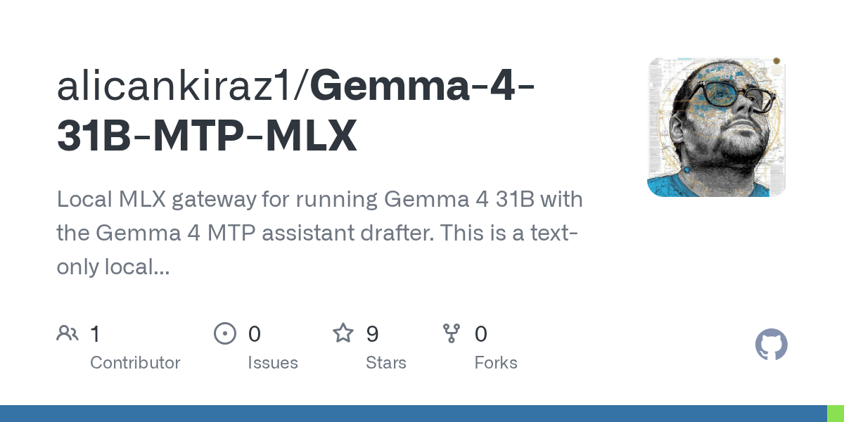 Gemma 4 31B MTP MLX — Testing skill for Claude Code