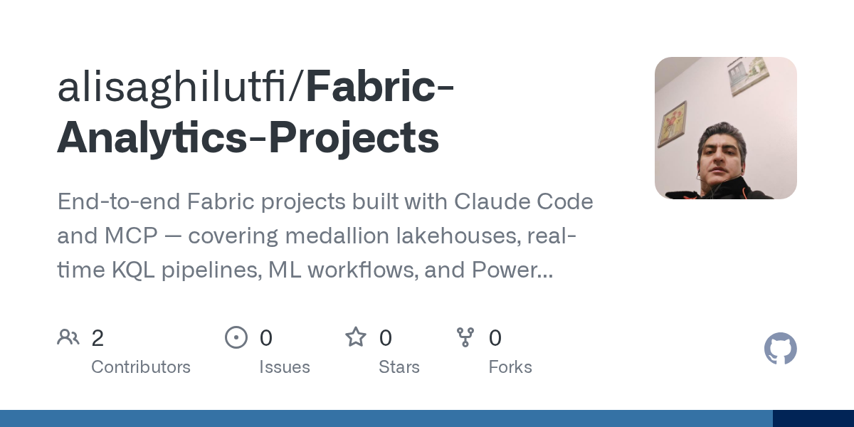 Fabric Analytics Projects — Data skill for Claude Code