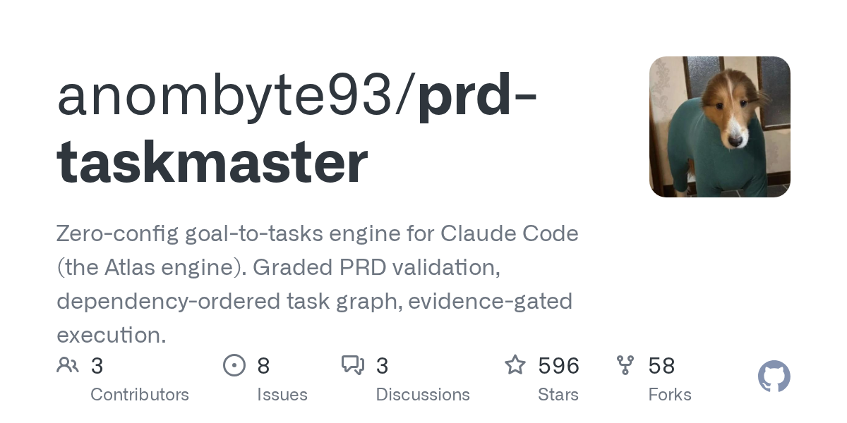 Contributing To PRD-Taskmaster — Development skill for Claude Code