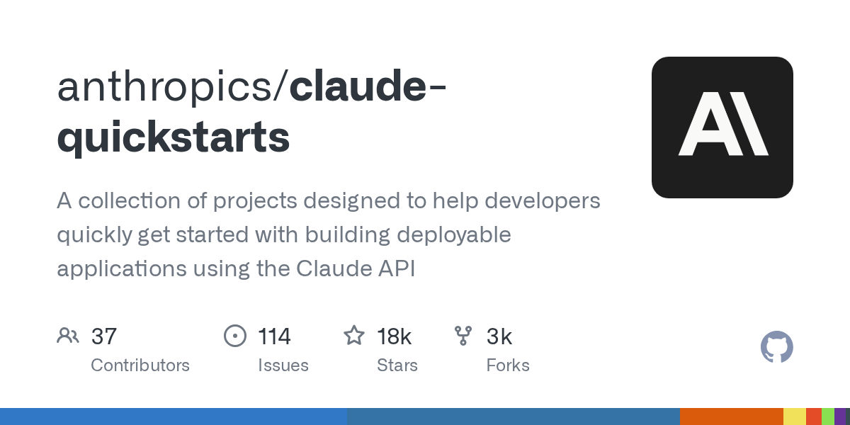 Anthropic Quickstarts — AI skill for Claude Code