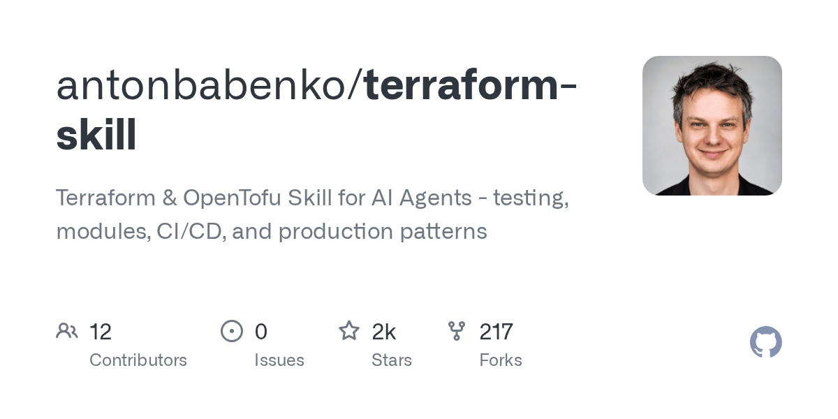 Terraform Skill For Claude — DevOps skill for Claude Code