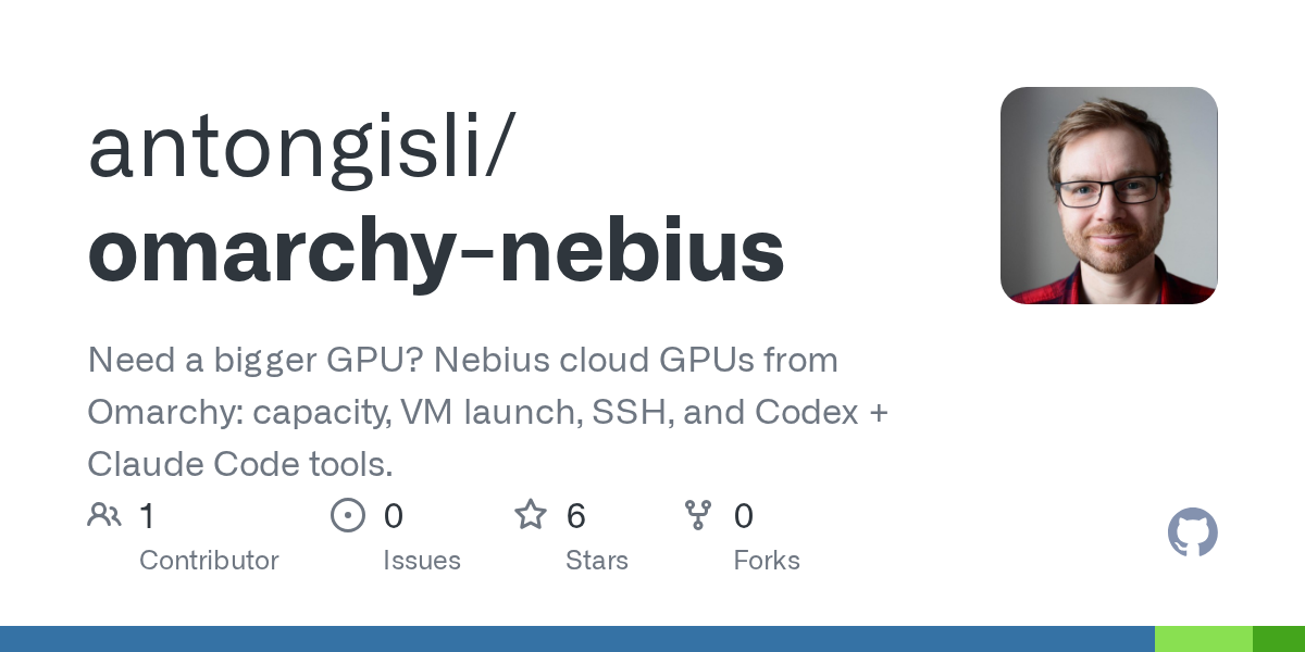 Omarchy Nebius — Development skill for Claude Code