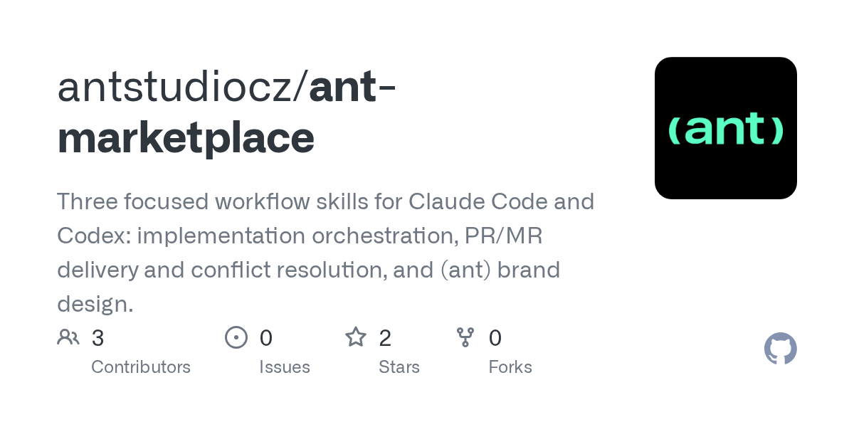 Ant Marketplace — Design skill for Claude Code