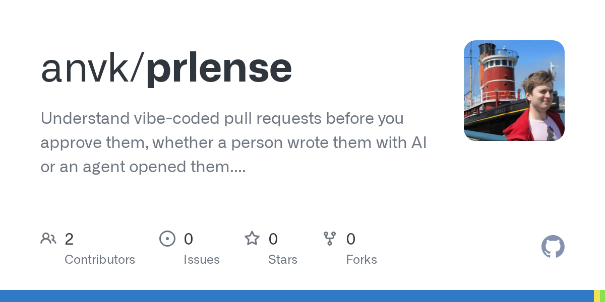 Prlense — AI skill for Claude Code