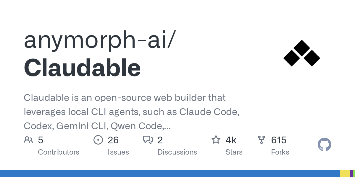 Claudable — DevOps skill for Claude Code