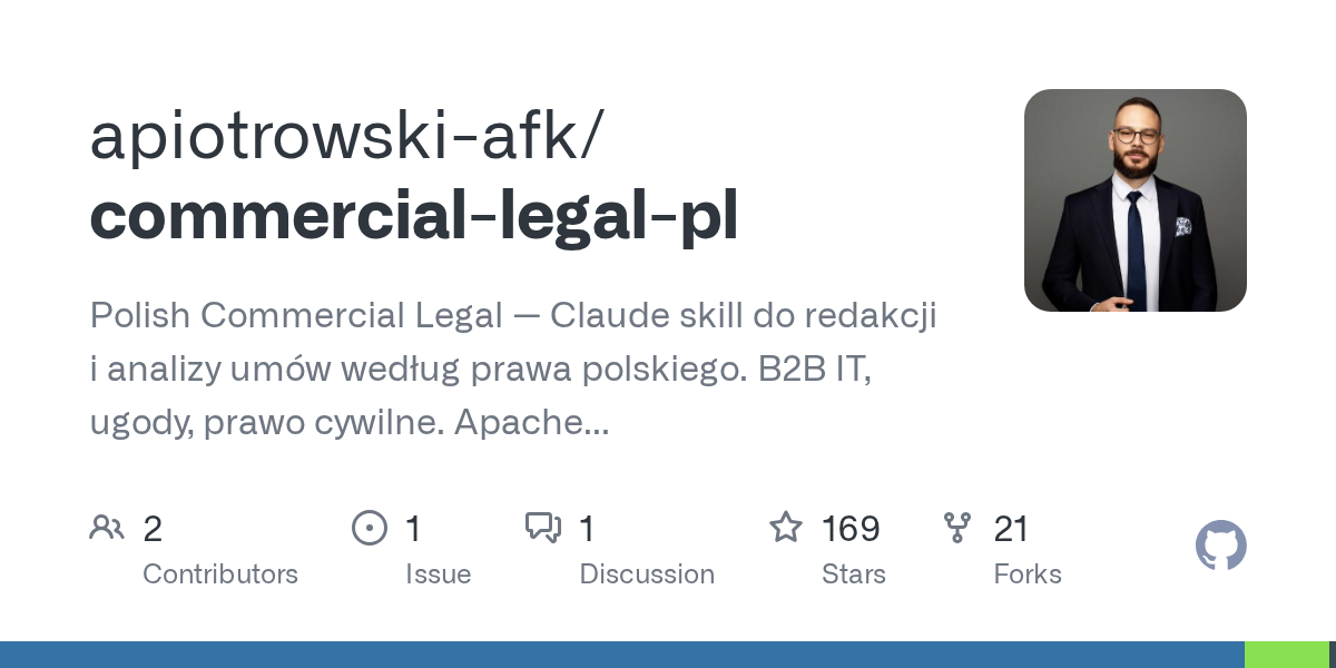 Commercial Legal Pl — Development skill for Claude Code