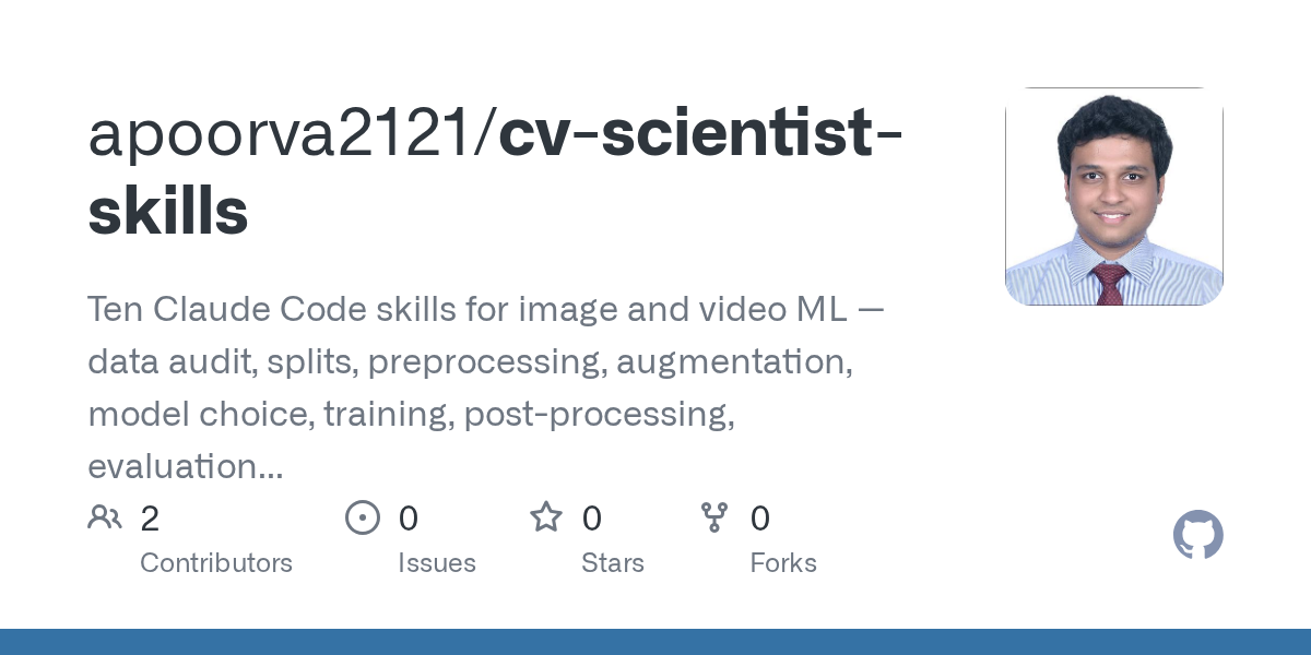 Cv Scientist Skills — Security skill for Claude Code