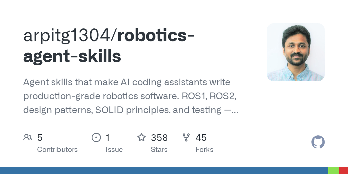 Robotics Agent Skills — Testing skill for Claude Code