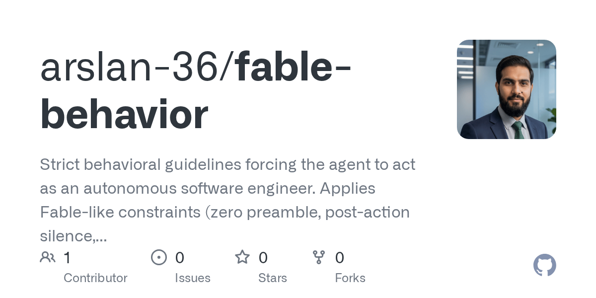 Fable Behavior — Development skill for Claude Code