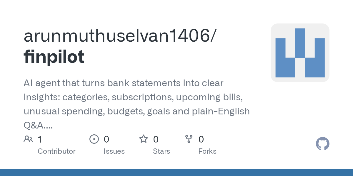 Finpilot — AI skill for Claude Code