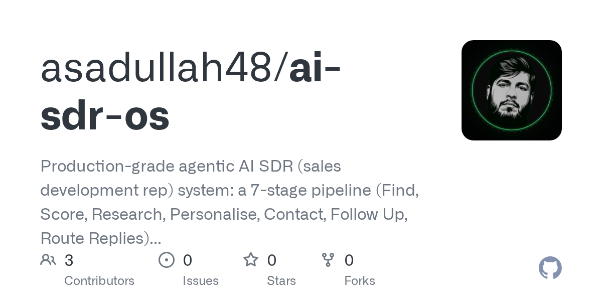 AI Sdr OS — Data skill for Claude Code