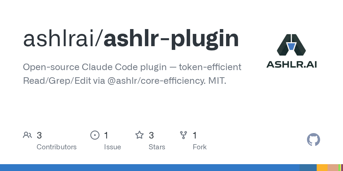 Ashlr Code — Research agent for Claude Code