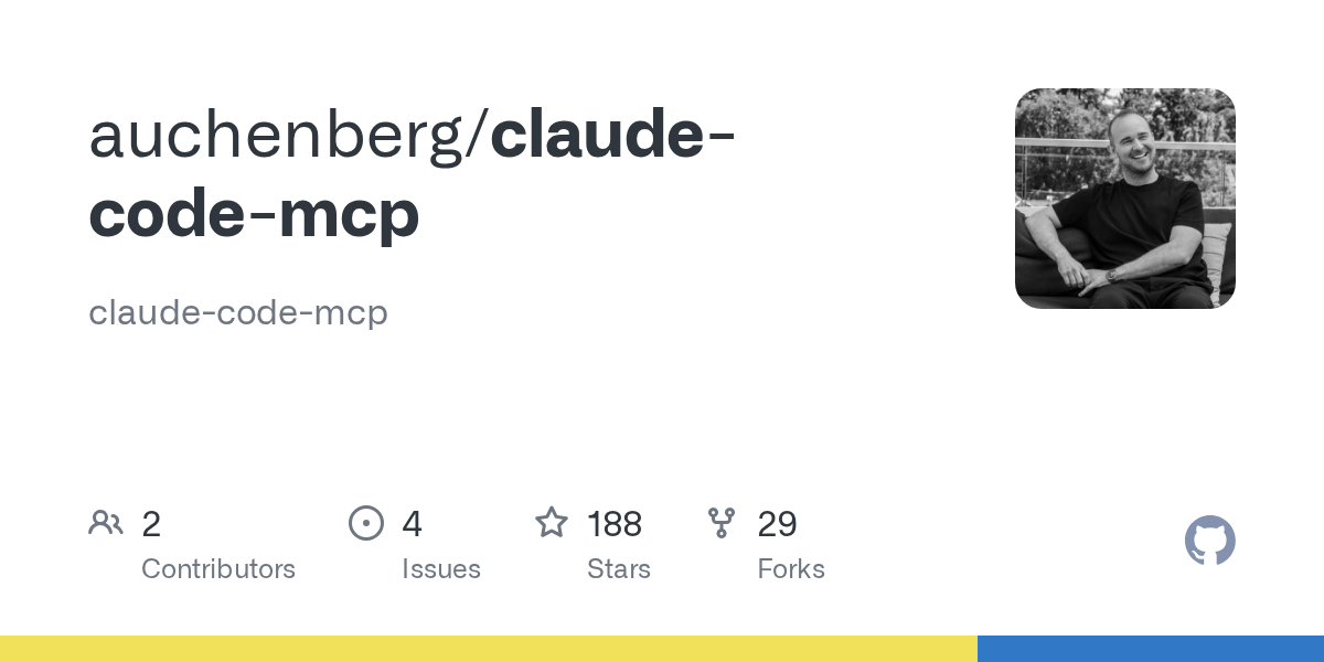 Contributing To Claude Code MCP — Development skill for Claude Code