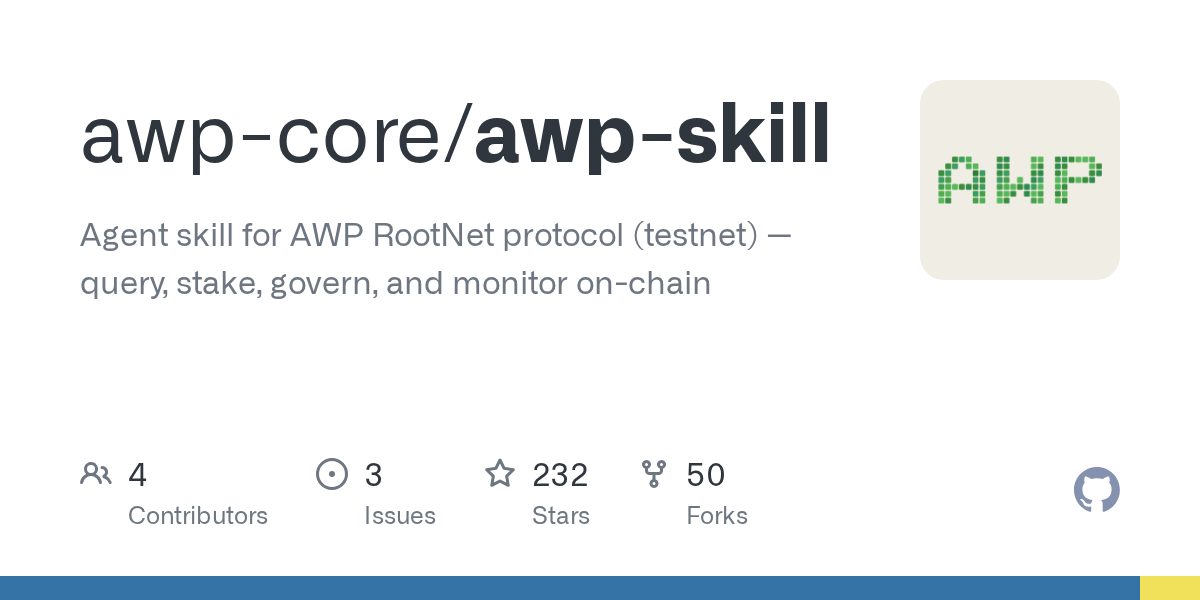 Awp Skill — Development skill for Claude Code