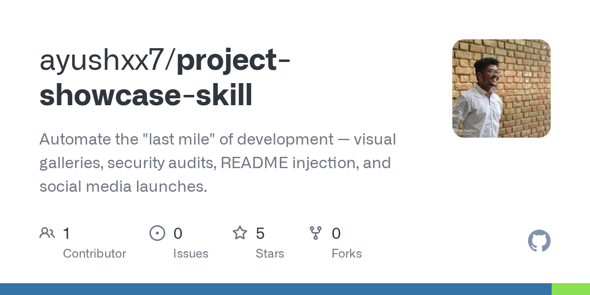Project Showcase Skill — Security skill for Claude Code