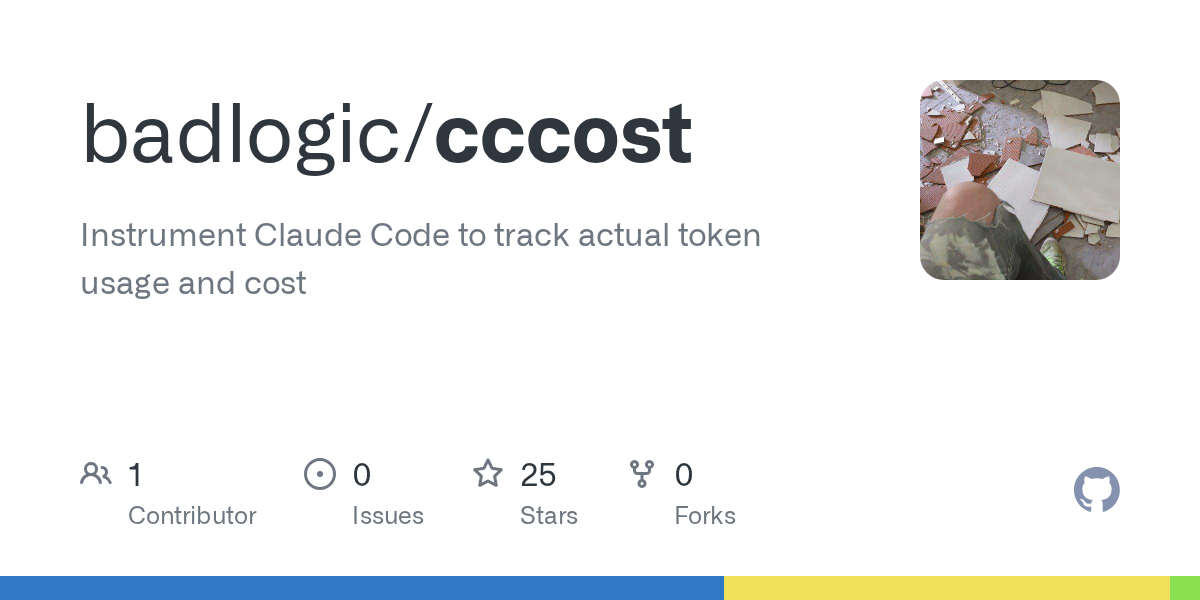 Cccost — Development skill for Claude Code