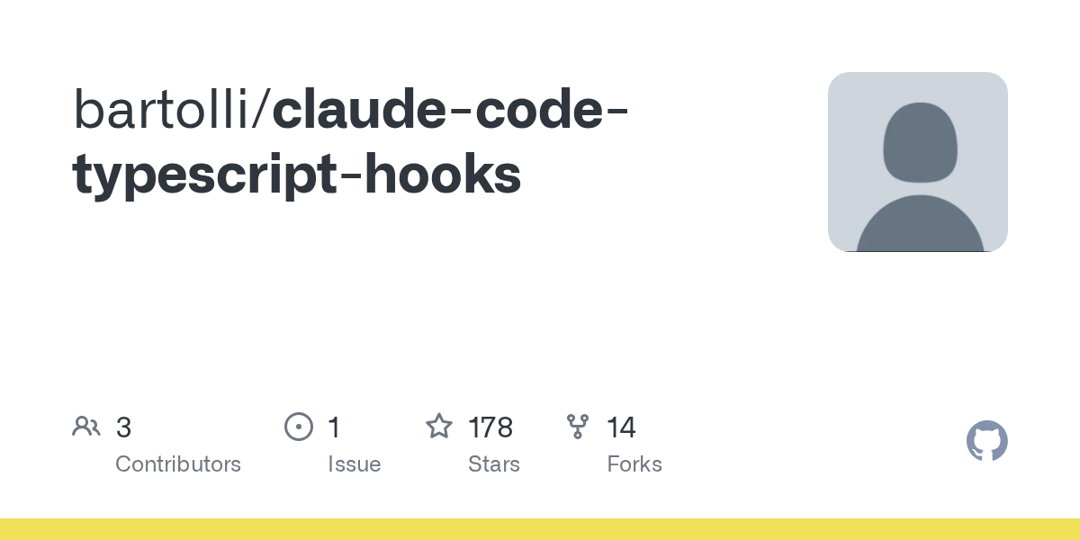 Claude Code TypeScript Hooks — Development skill for Claude Code