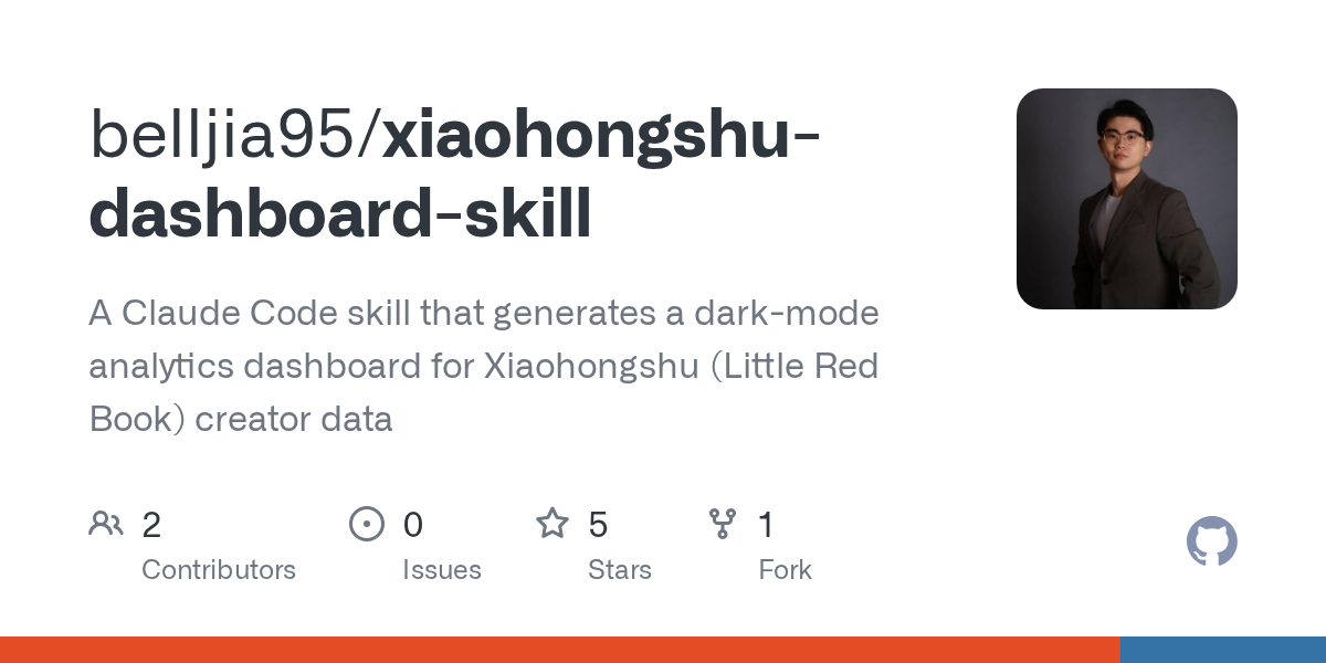 Xiaohongshu Dashboard Skill — Data skill for Claude Code