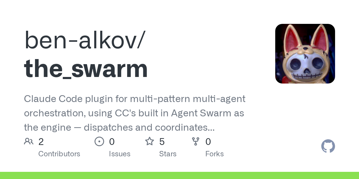 The Swarm — Data skill for Claude Code