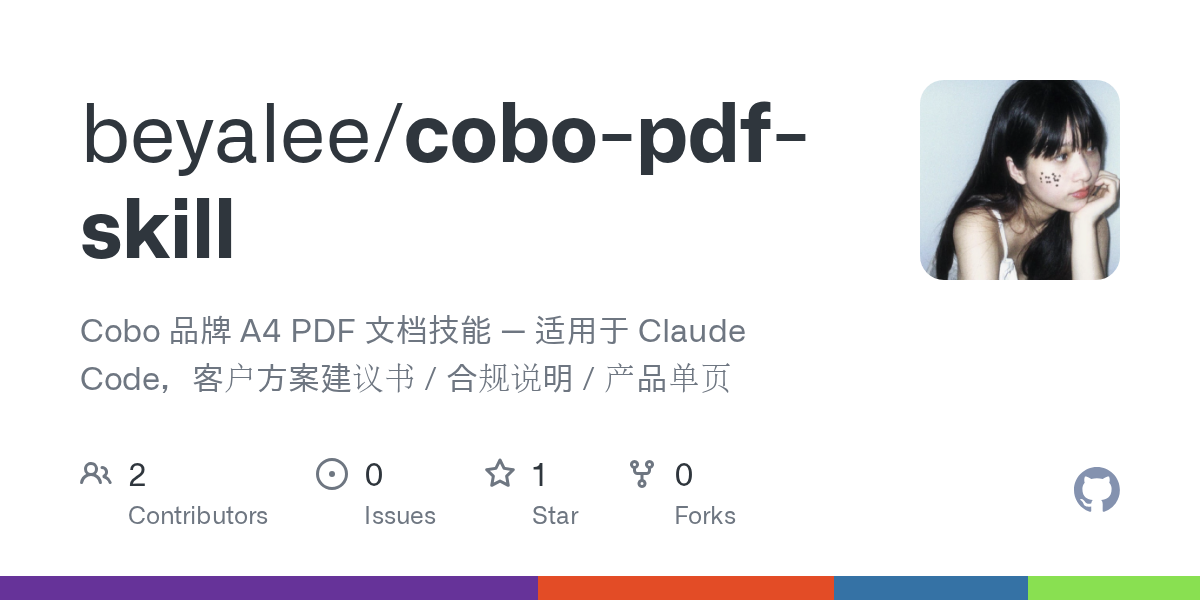 Cobo PDF Skill — Development skill for Claude Code