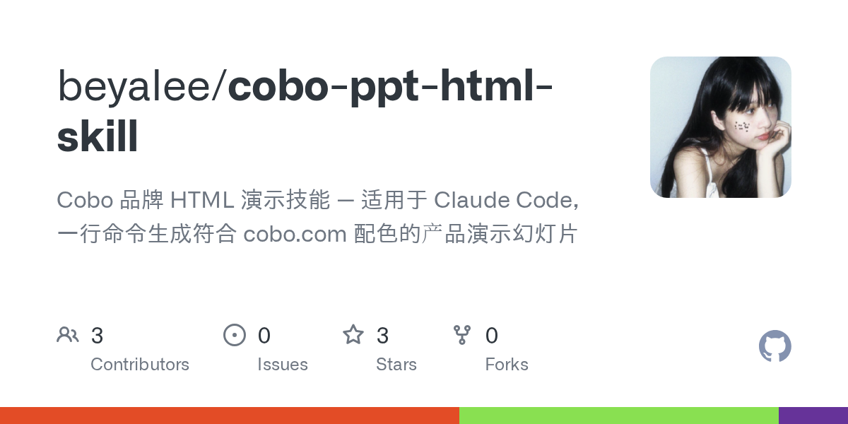Cobo Ppt HTML Skill — Development skill for Claude Code