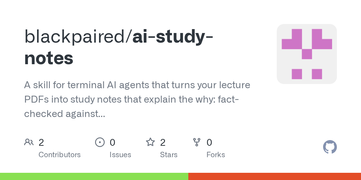 Study Notes Checker — Content & Marketing agent for Claude Code