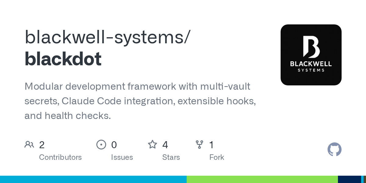 Blackdot — Development skill for Claude Code