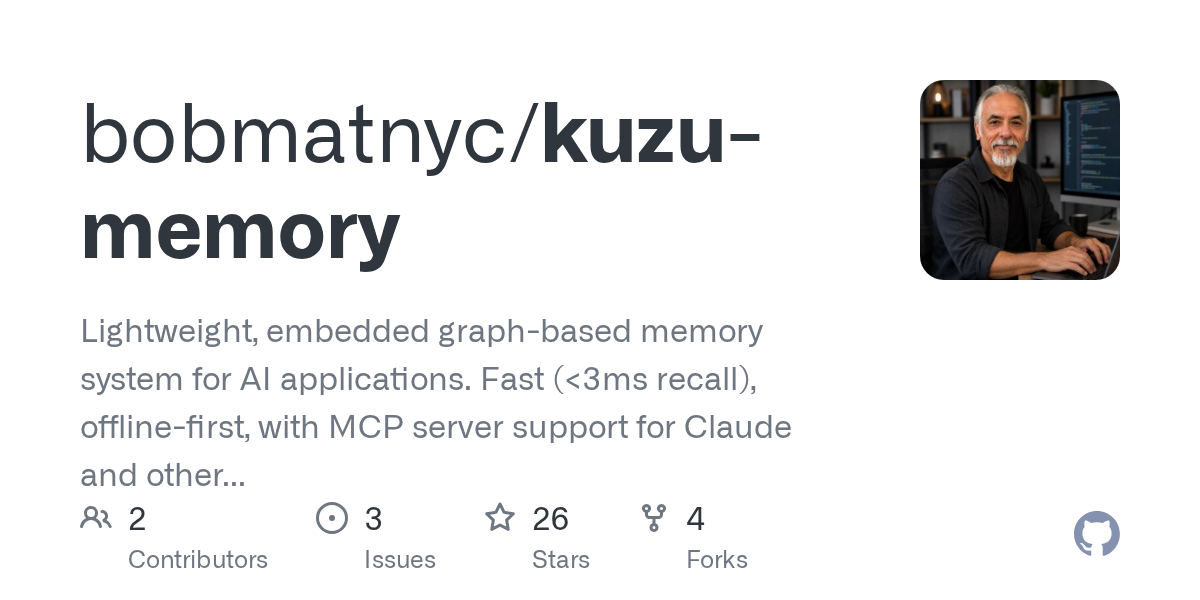 Kuzu Memory — AI skill for Claude Code