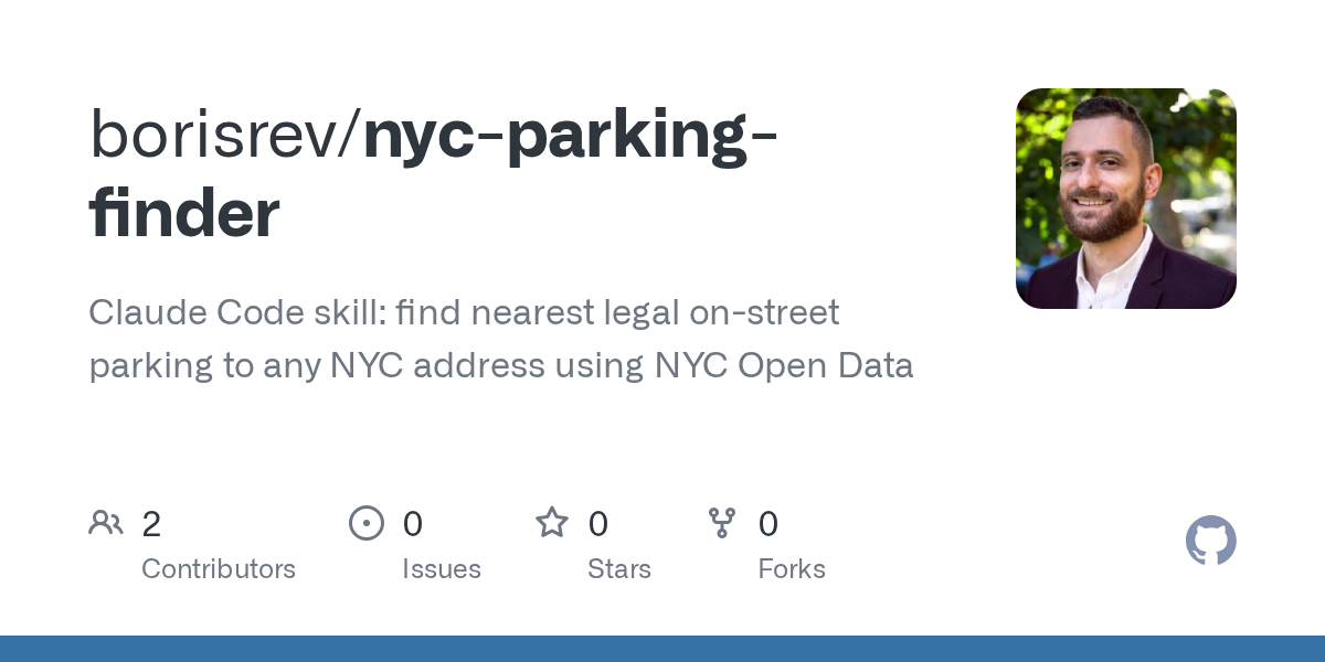 Find Parking — Data skill for Claude Code