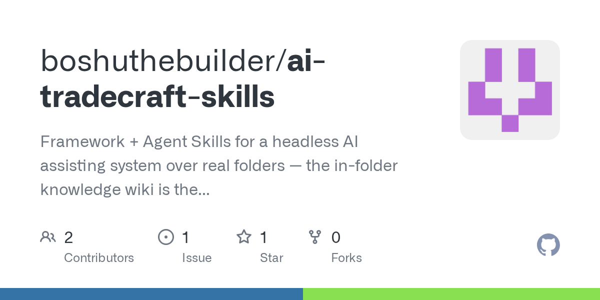 AI Tradecraft Skills — AI skill for Claude Code