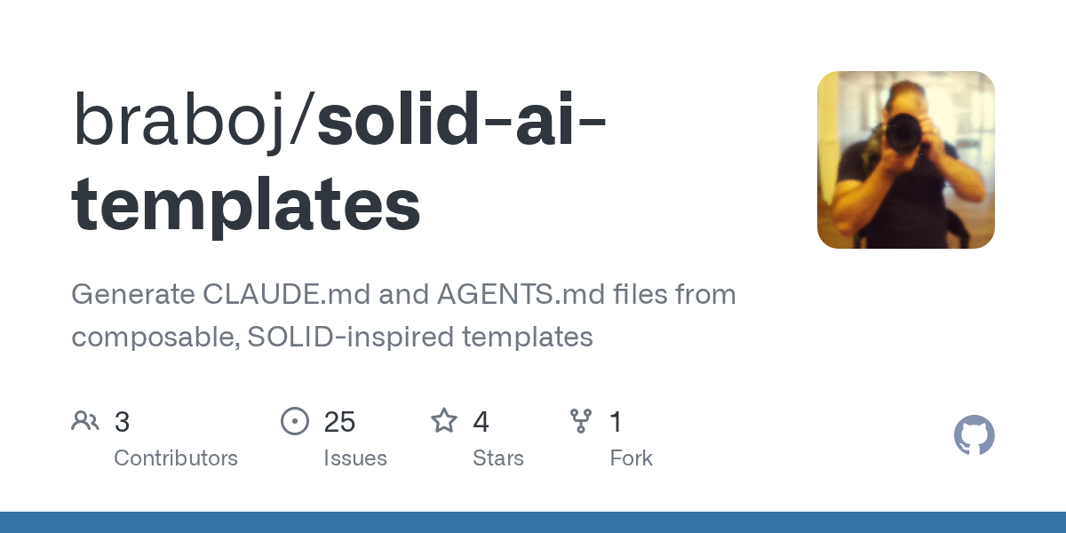Solid AI Templates — AI skill for Claude Code