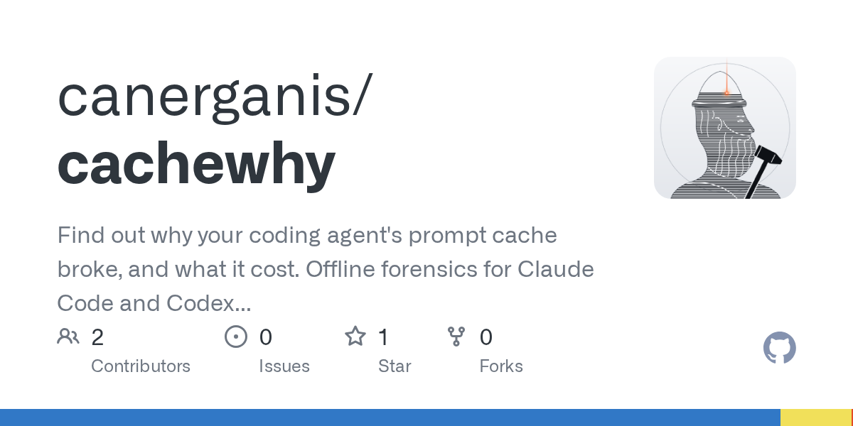 Cachewhy — Development skill for Claude Code