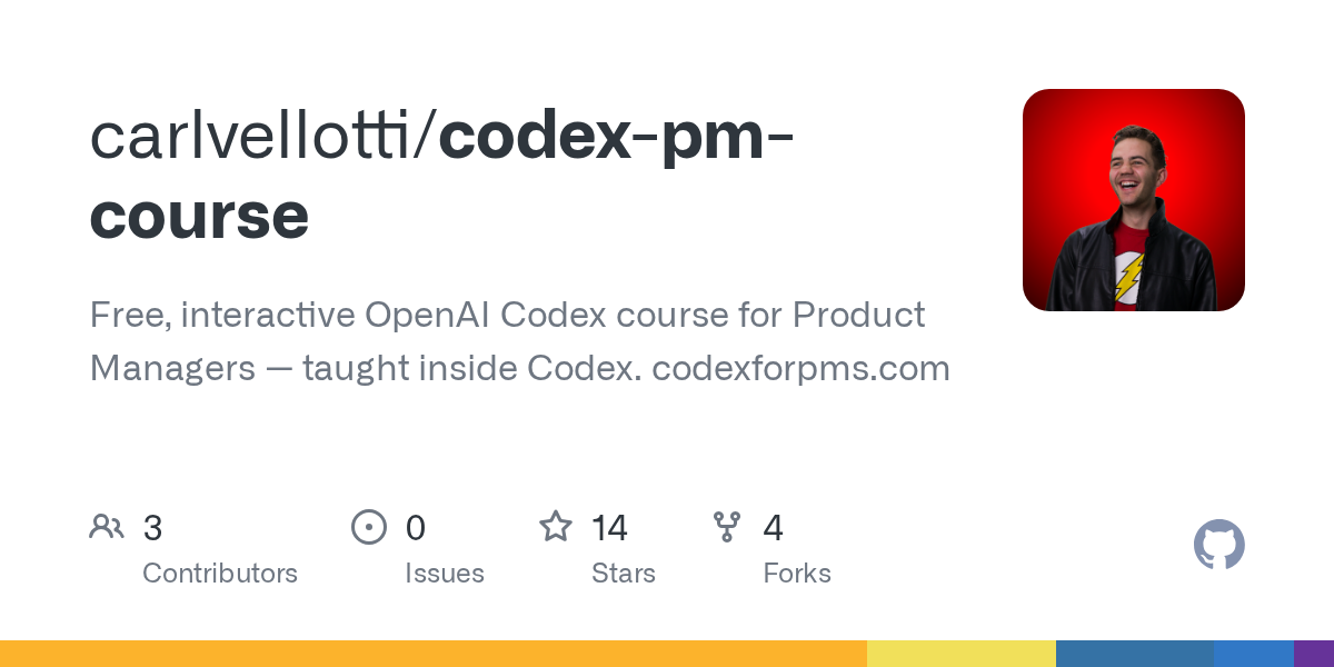 Codex PM Course — Development skill for Claude Code