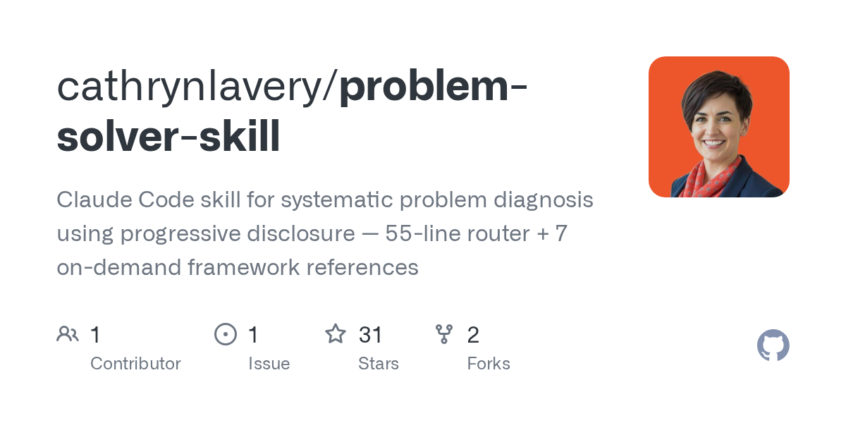 Problem Solver Skill — Development skill for Claude Code