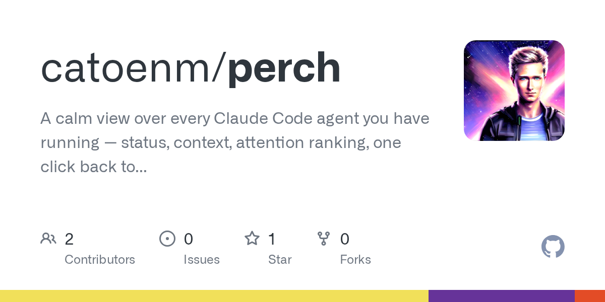 Perch — Development skill for Claude Code