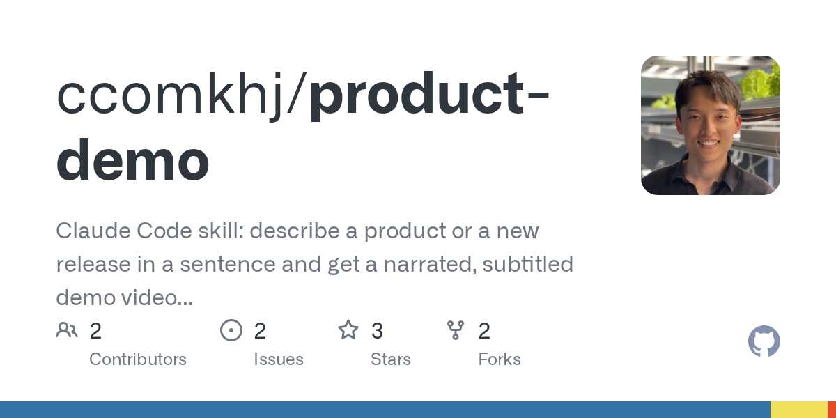 Product Demo — Development skill for Claude Code