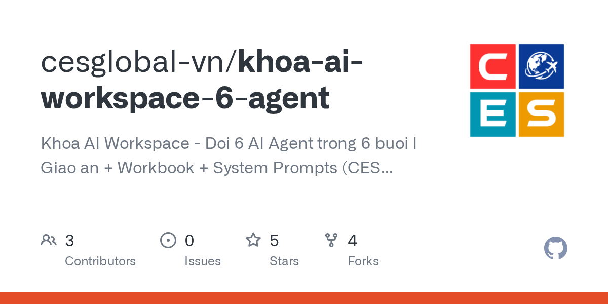 Khoa AI Workspace 6 Agent — AI skill for Claude Code