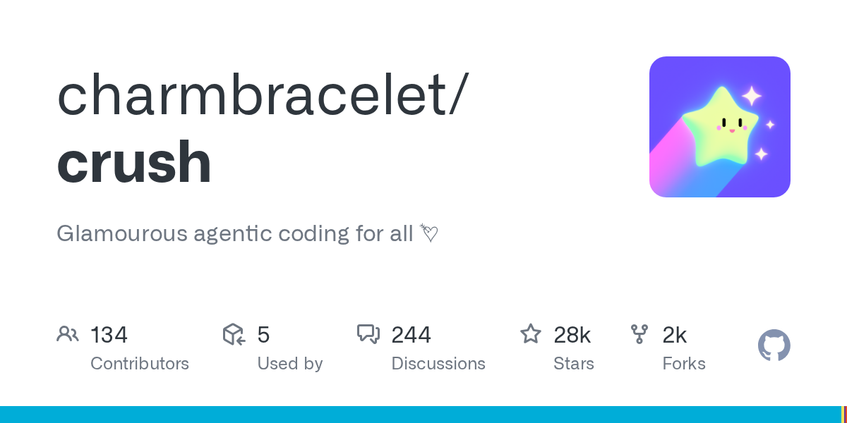 Crush — Data & AI agent for Claude Code