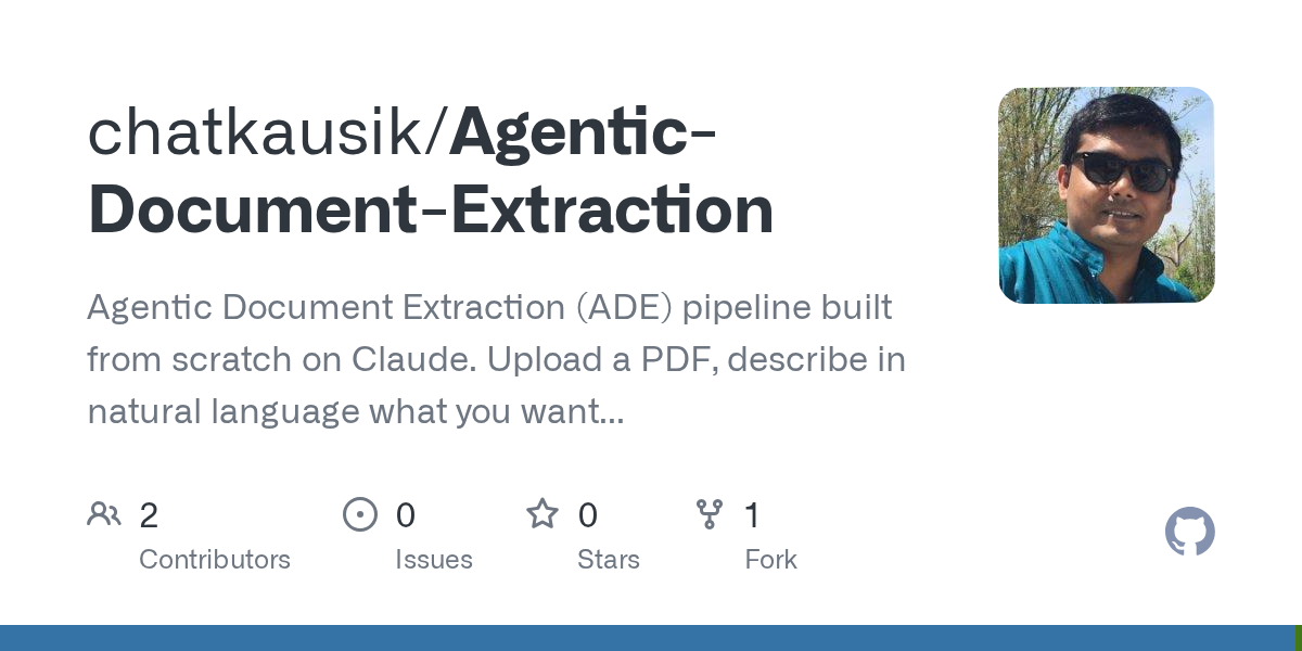 Agentic Document Extraction — Data skill for Claude Code