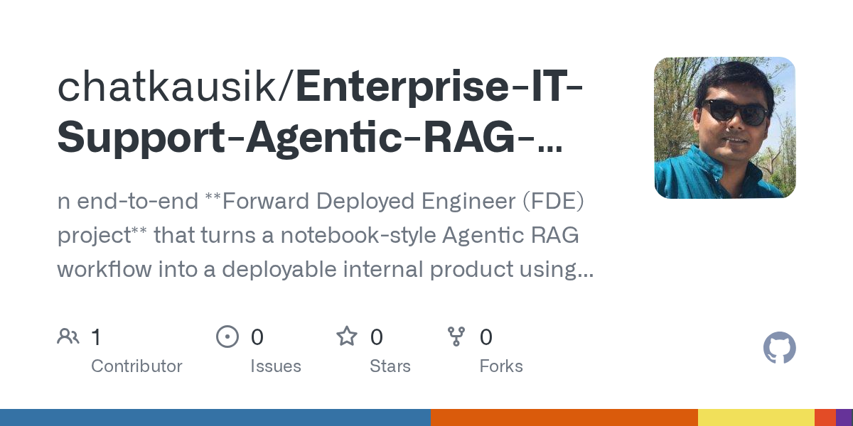Enterprise IT Support Agentic RAG Copilot With Evals And Safety — AI skill for Claude Code