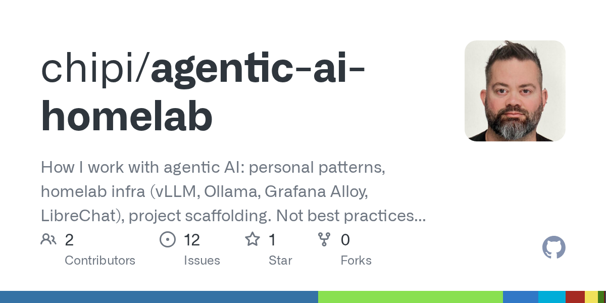 Agentic AI Homelab — AI skill for Claude Code