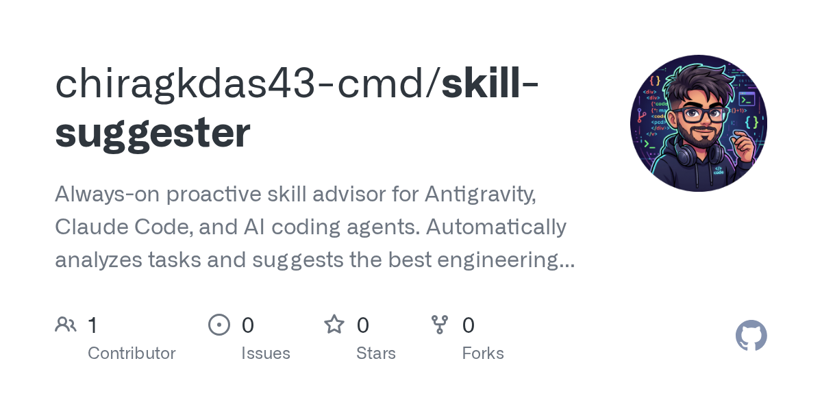 Skill Suggester — AI skill for Claude Code
