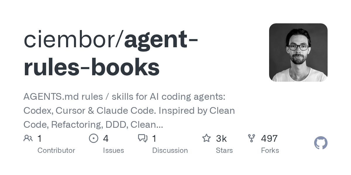 Agent Rules Books — AI skill for Claude Code