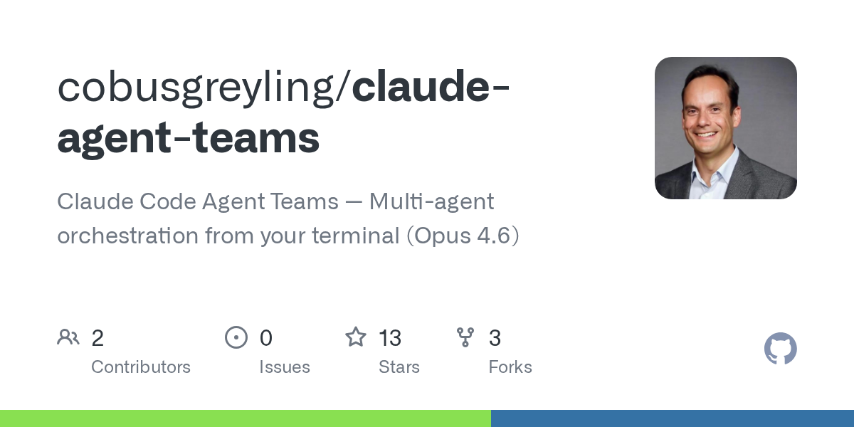 Claude Agent Teams — Development skill for Claude Code