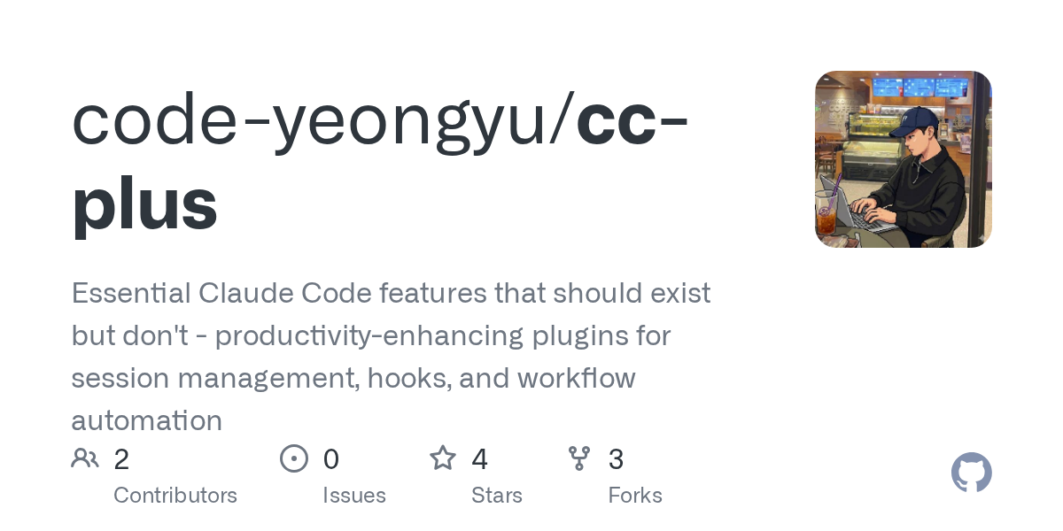 Cc Plus — Productivity skill for Claude Code
