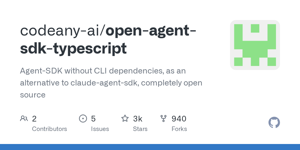 Open Agent SDK TypeScript — Development skill for Claude Code