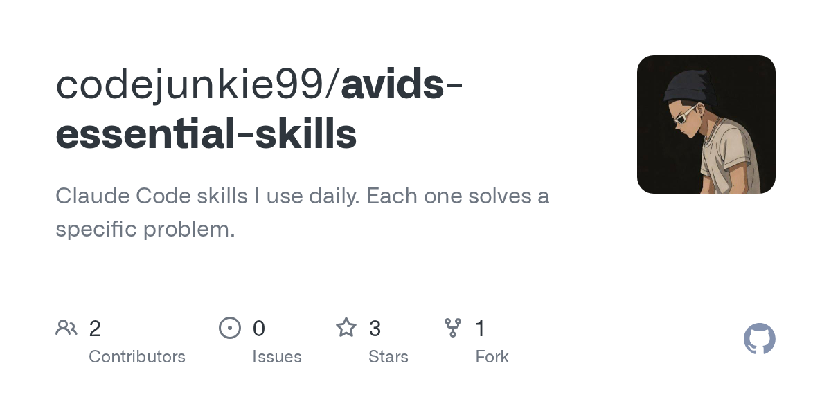 Avids Essential Skills — Development skill for Claude Code
