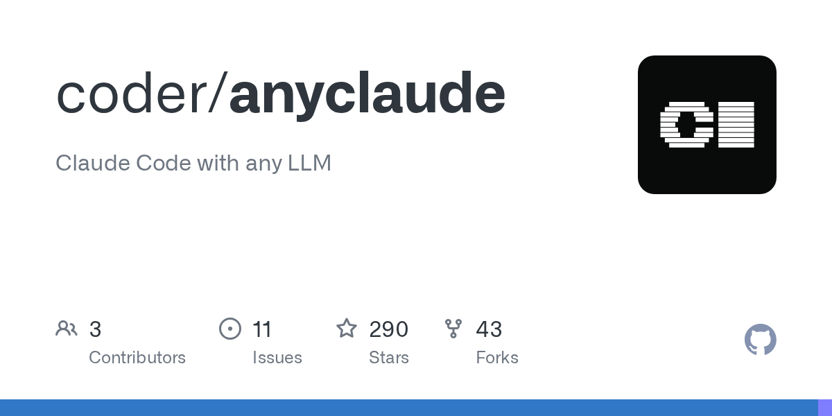 Anyclaude — AI skill for Claude Code